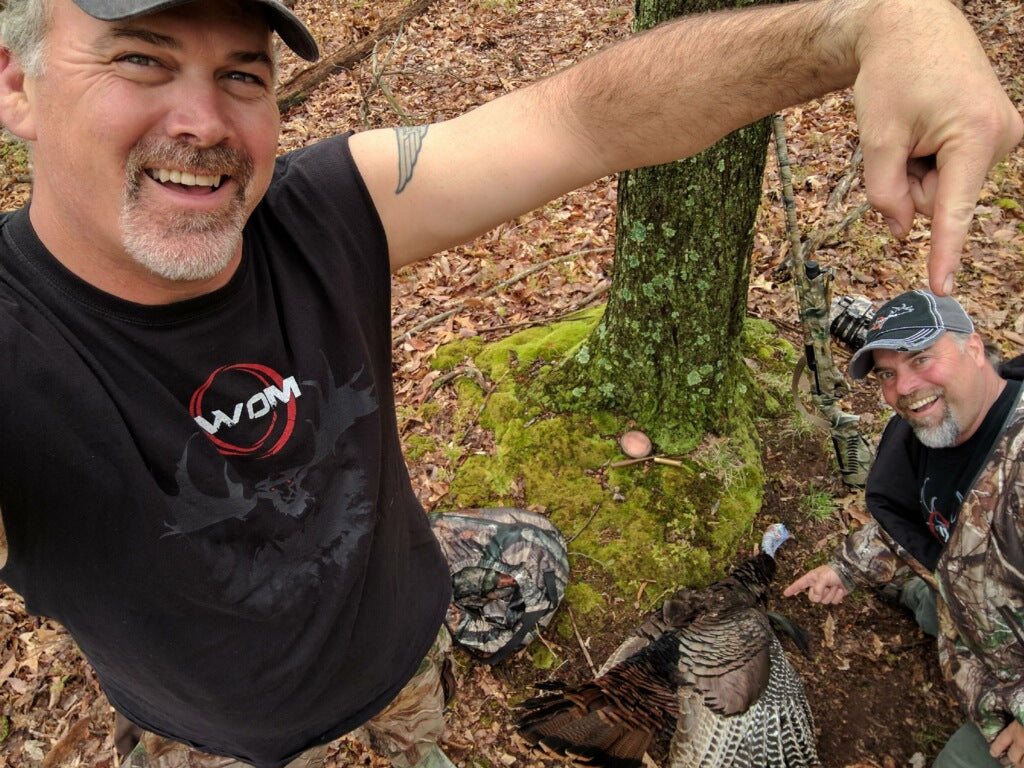 IWOM Dave and John Turkey Hunting With IWOM Stalker Hunting Suit