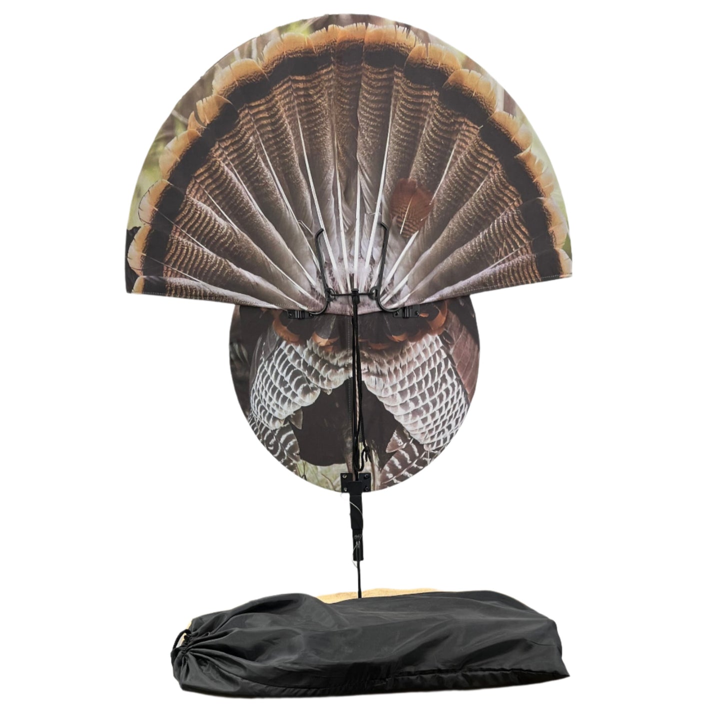 hunting turkey decoy back