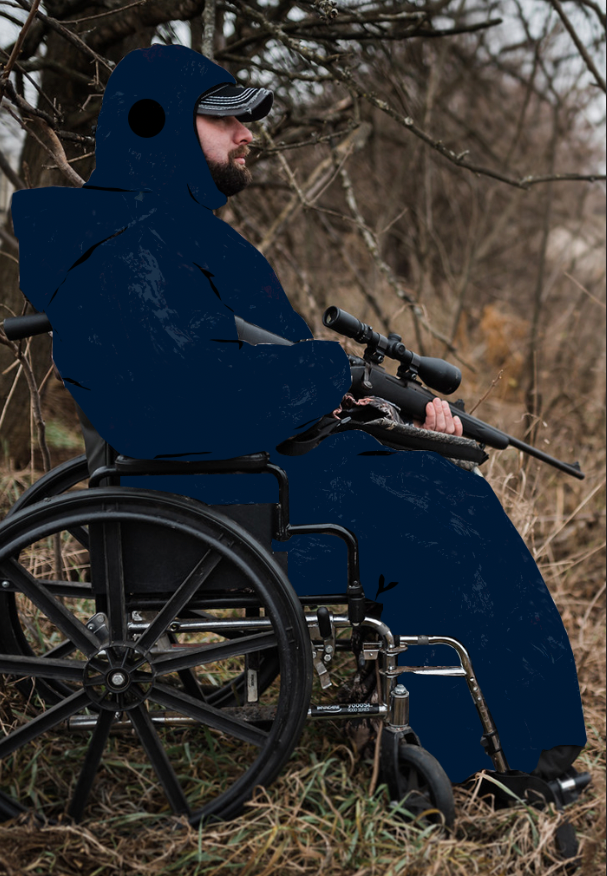 IWOM Heatloc Pro Adaptive Insulated Wheelchair Hunting Suit