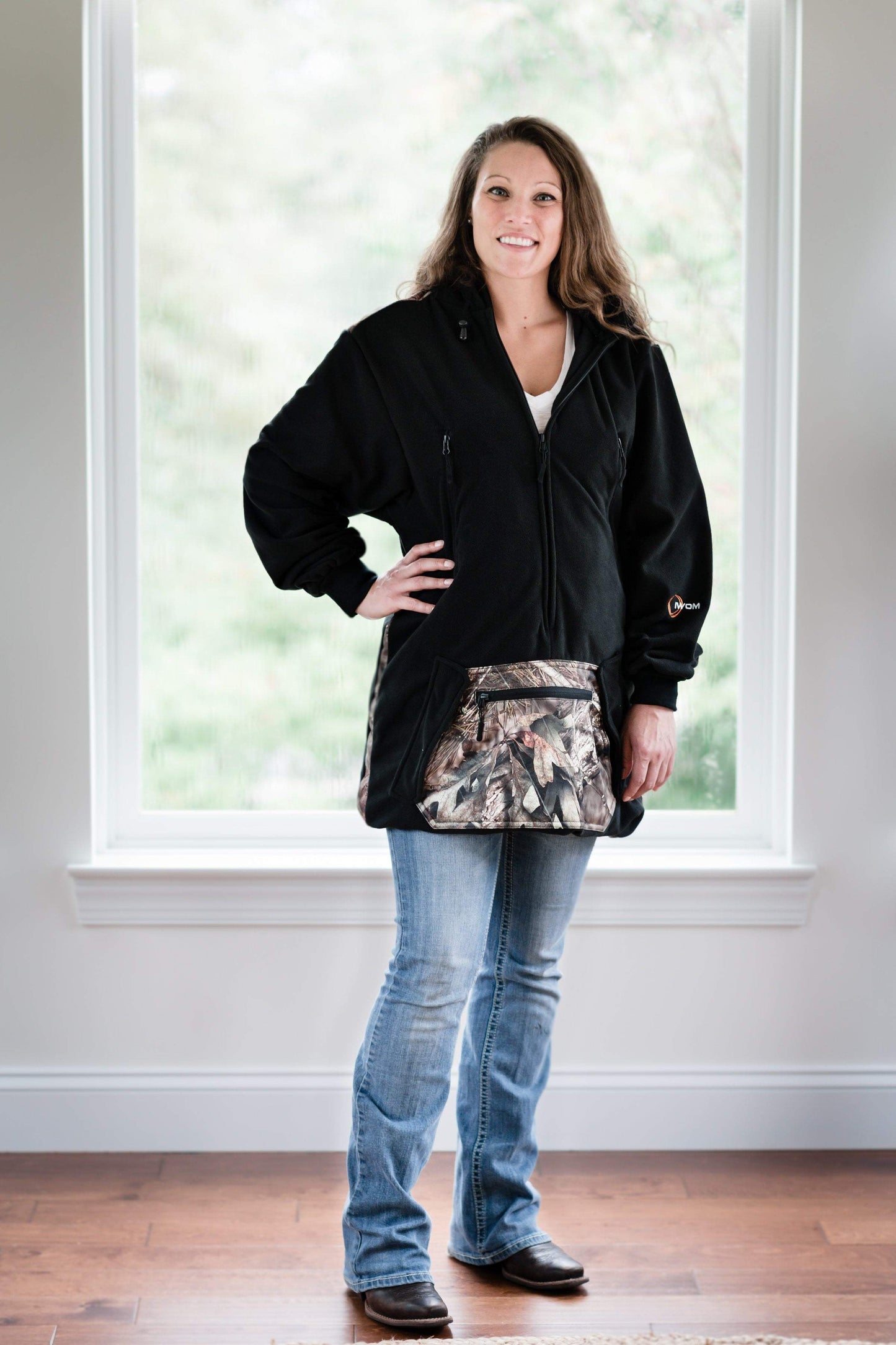 IWOM Outerwear LLC Fleece Mossy Oak Country / 5'2"-5'8" / Small-Medium IWOM Convertible Fleece Hoodie Camo Series