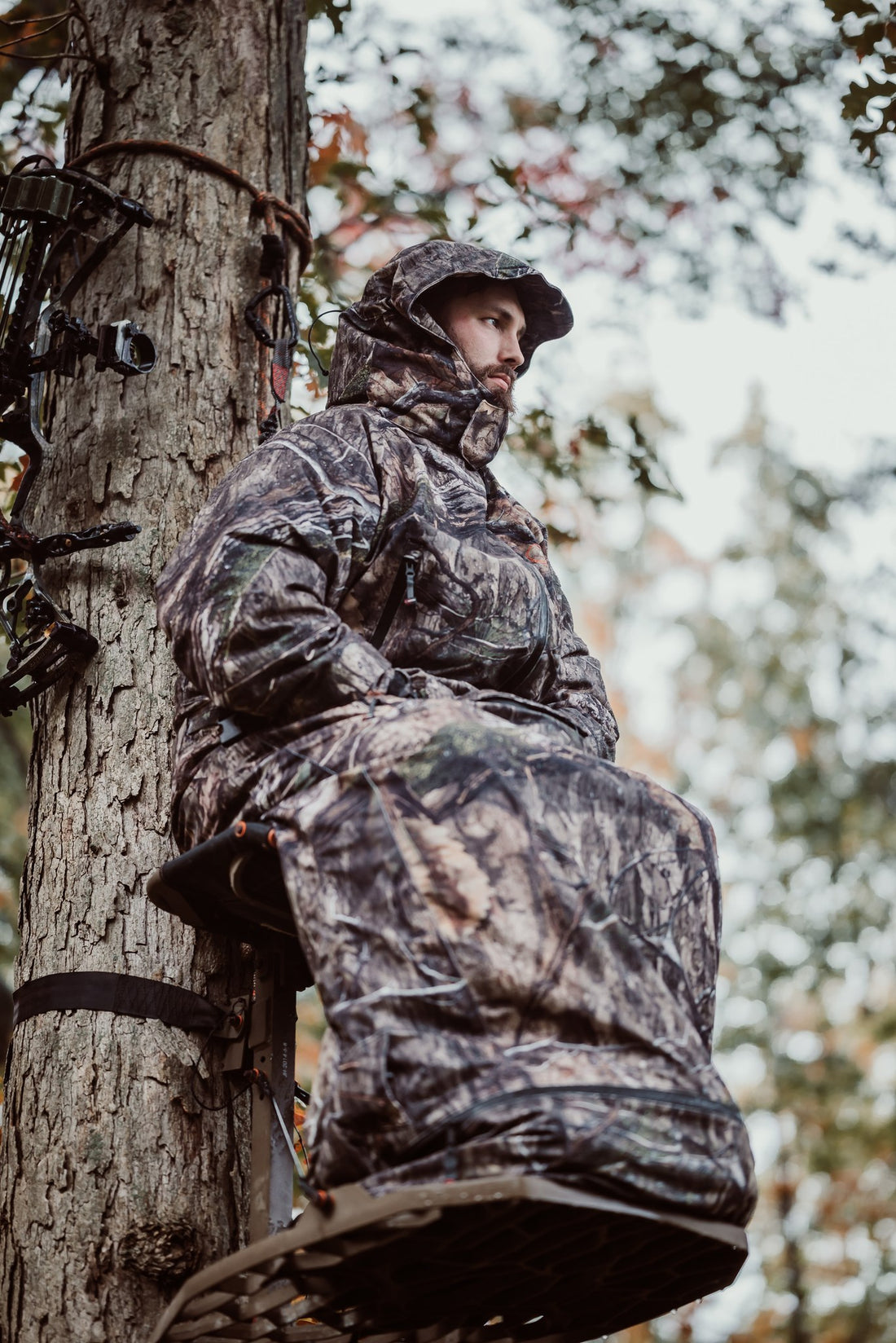 The best cold weather hunting gear featuring the IWOM XT + Hunting Suit