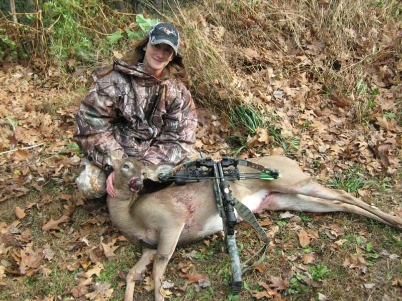 IWOM kept Tammy warm enough to make her first bow kill