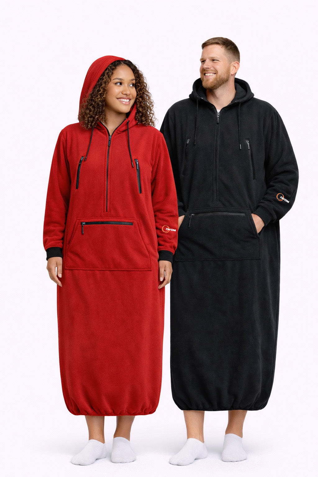 IWOM Convertible Fleece Hoodie - Like New Condition