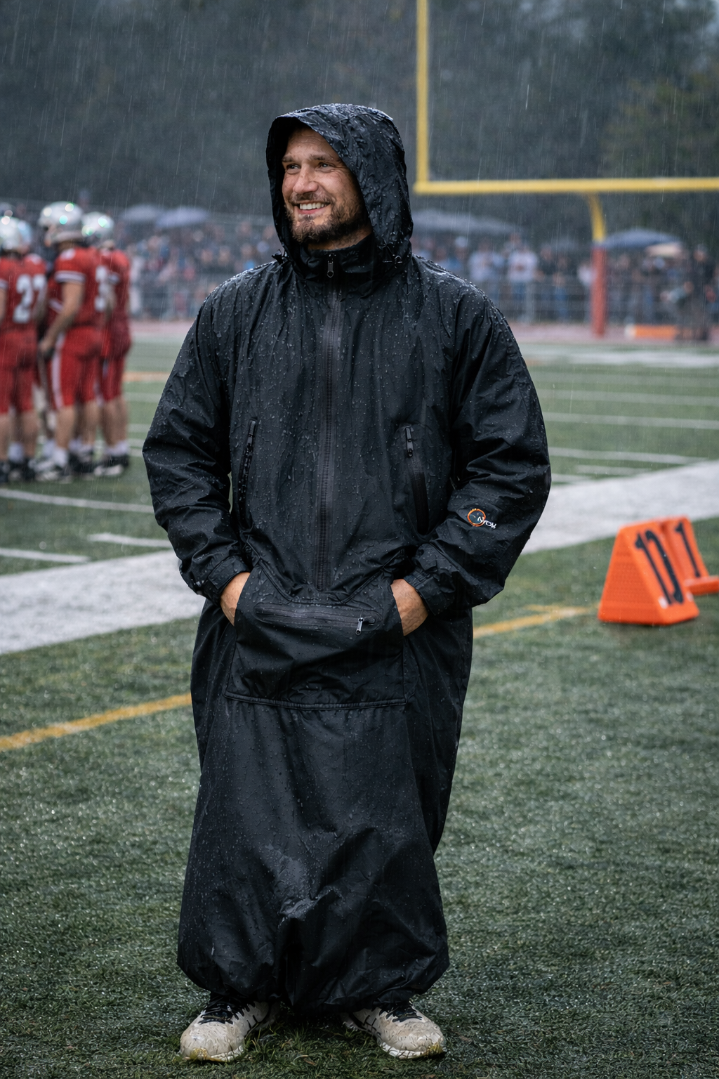IWOM WeatherShield full-body outerwear for outdoor sporting events
