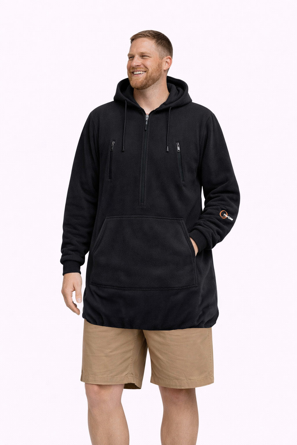 IWOM Convertible Fleece Hoodie - Like New Condition