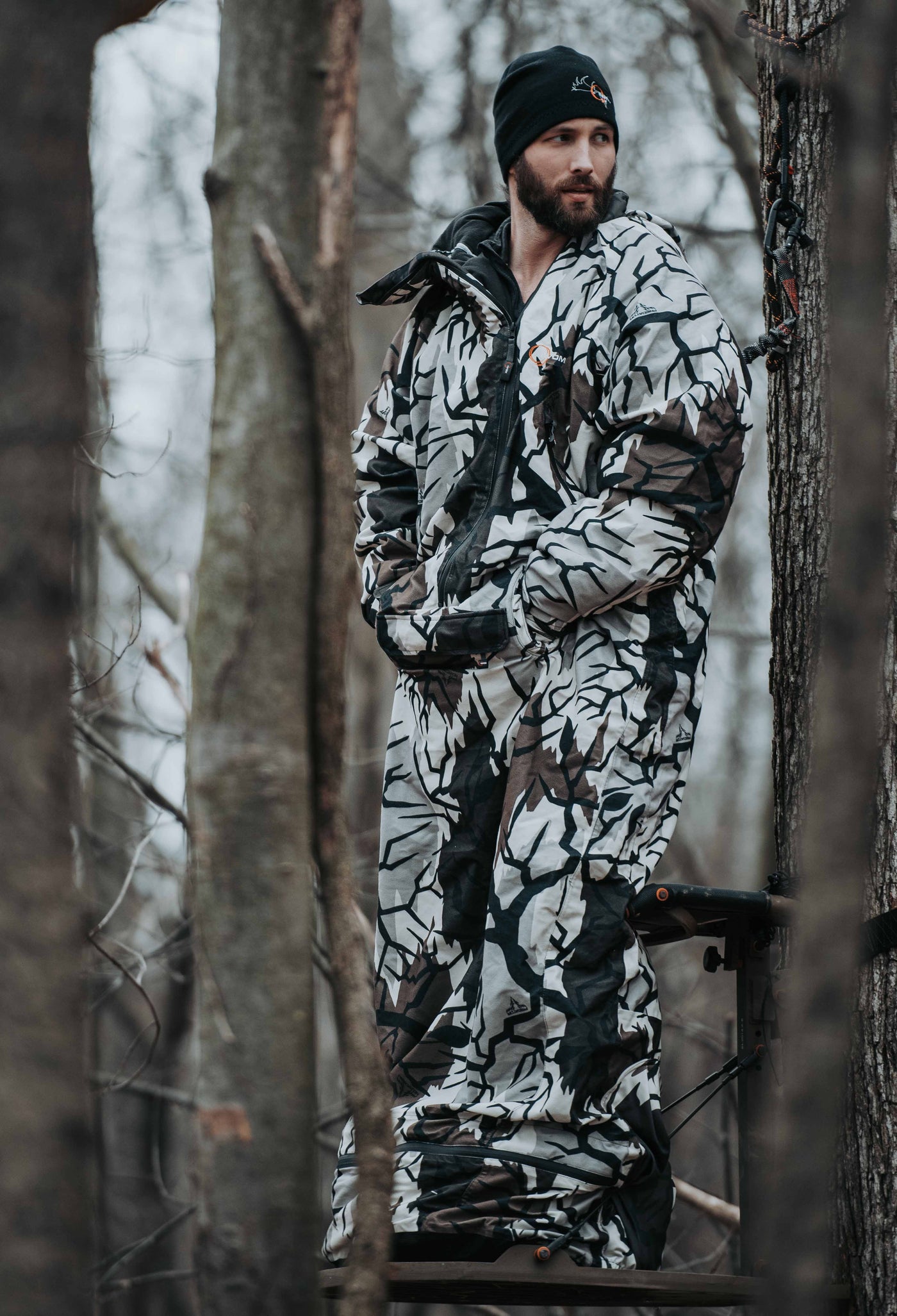 Full length IWOM HeatLoc Pro Extreme insulated hunting suit