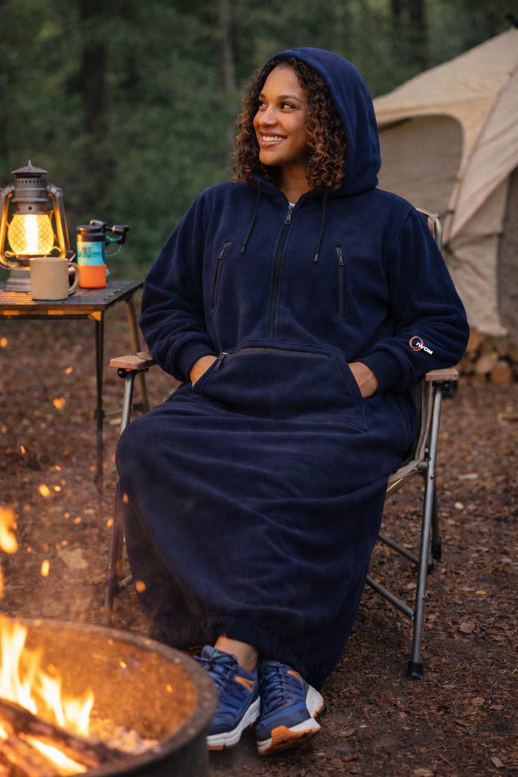 IWOM Convertible Fleece Hoodie - Like New Condition