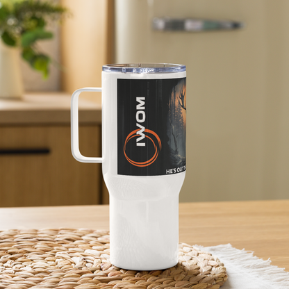 IWOM Graphic Travel mug with a handle