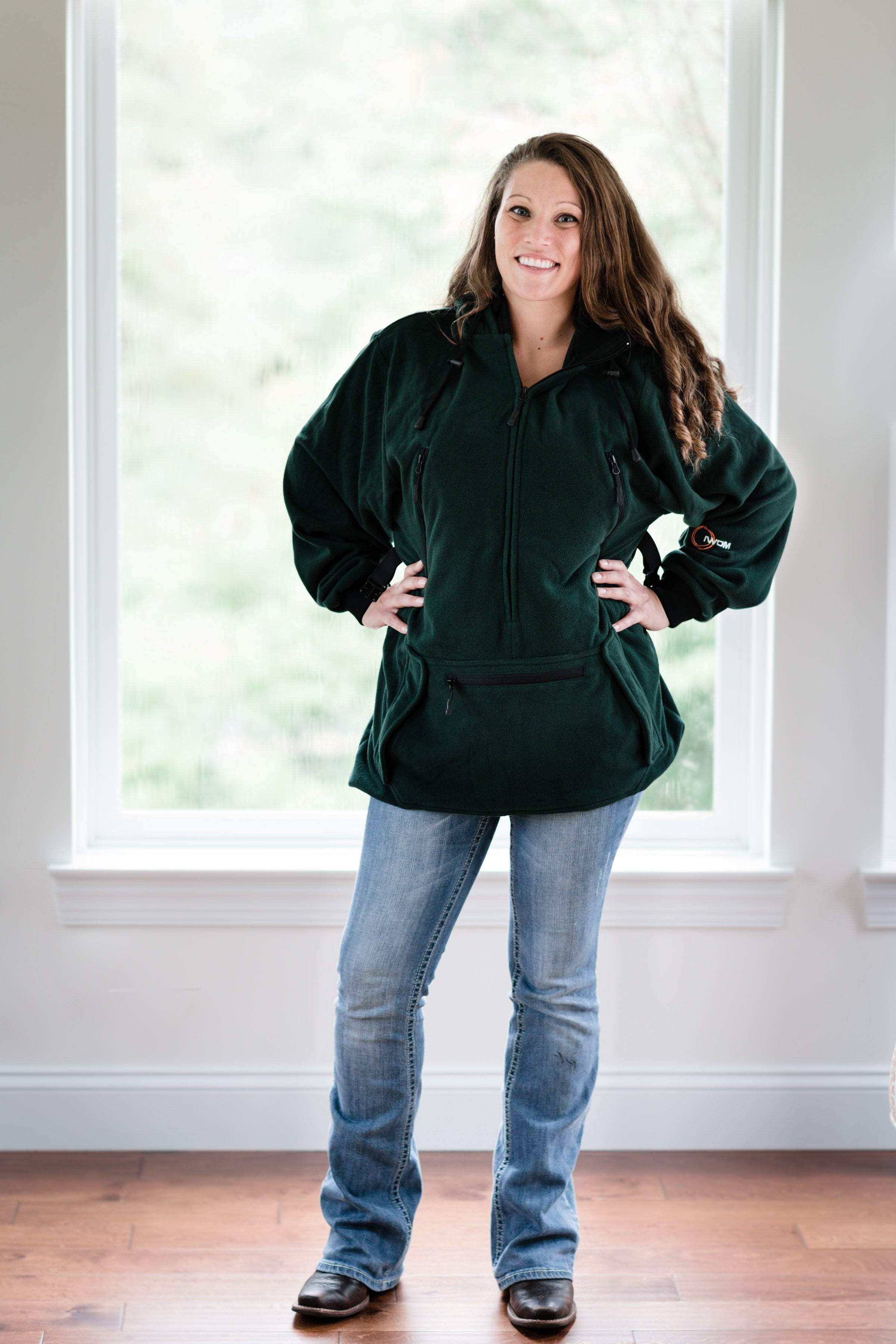 IWOM Outerwear LLC Fleece Green / 5'2